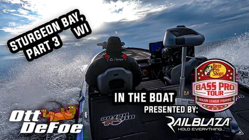 In the Boat on the Bass Pro Tour Stage 5 Sturgeon Bay Part 3