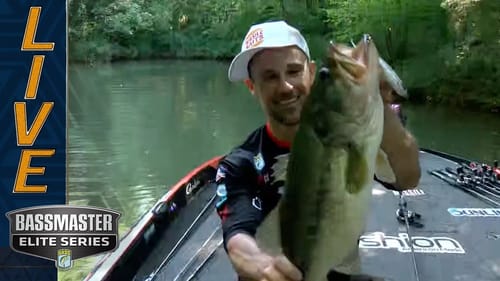 BIG Topwater bite for John Crews at Wheeler