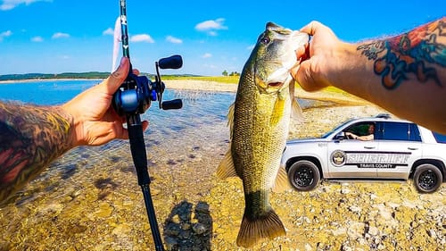 GOT ROLLED UP ON BY THE POLICE WHILE FISHING! IT'S OVER!!! BANK BEATER HEATER SERIES PART 4