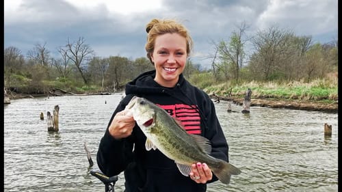 When She Beats You At Fishing...