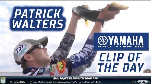 Yamaha Clip of the Day: Walters moves to 104-12 with final giant