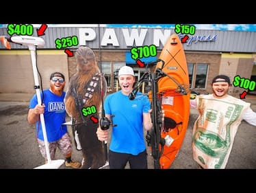 $1,000 PAWN SHOP Fishing Challenge For BIGGEST FISH!