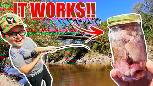 Kids Use WORLD'S NASTIEST Bait to Catch BIG Fish!! --It Worked!!