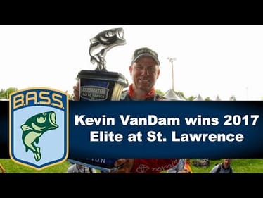 Kevin VanDam wins 24th B.A.S.S. tournament on St. Lawrence River