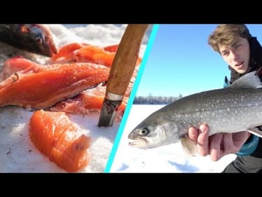 BEST Fish I've Ever Tasted -- Arctic Catch and Cook (On The Ice)