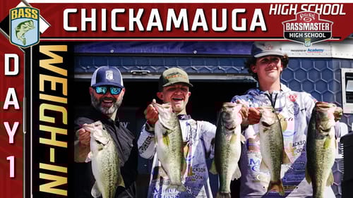 Weigh-in: 2023 Bassmaster High School Series at Lake Chickamauga
