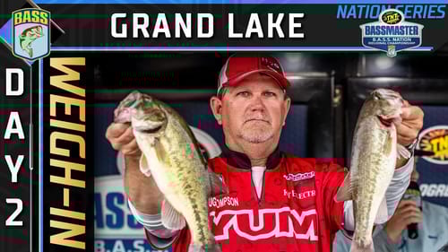 Weigh-in: Day 2 of B.A.S.S. Nation Central Regional at Grand Lake