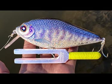 This fishing lure has a tuning fork in it.