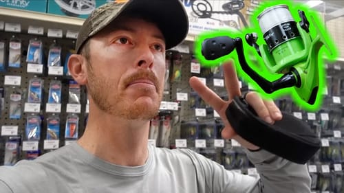 I only have a REEL! Emergency Pond Fishing Challenge