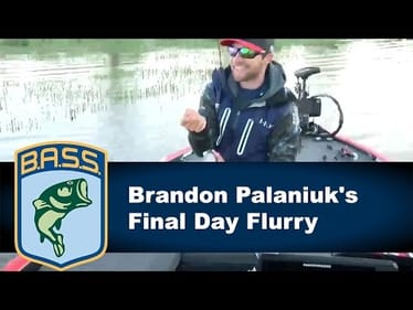 Brandon Palaniuk Championship Sunday flurry on Toledo Bend