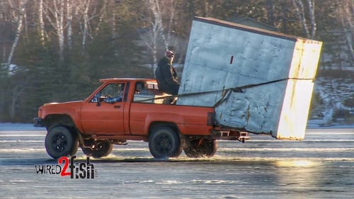 Crazy Ice Fisherman Hauls Big Fish House in Small Pickup