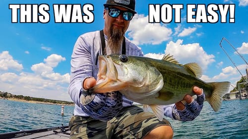 100 DEGREE TEMPS and FINICKY SUMMERTIME BASS ALMOST MADE ME QUIT!