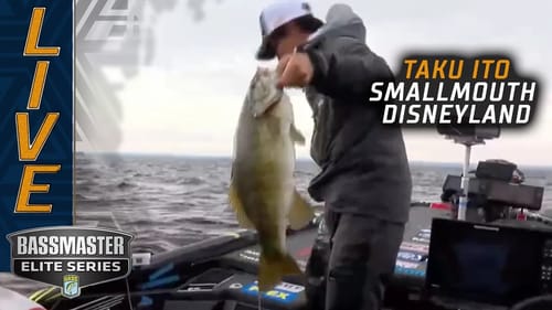Taku's boat is "Smallmouth Disneyland!"