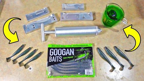 Melting Googan Baits into Secret Swimbaits! (SURPRISING)!