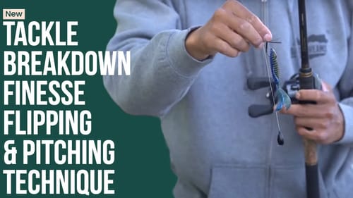 Secret Flipping and Pitching Technique with a Finesse Twist