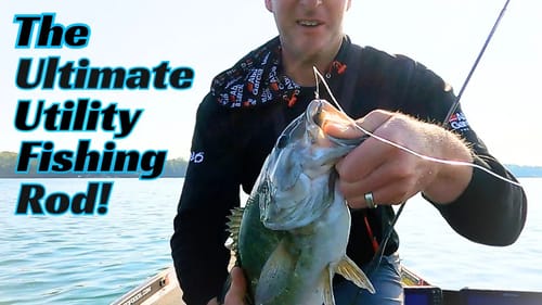 The Ultimate Utility Fishing Rod! This Works With Almost Everything! Built To Catch