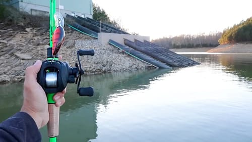 Catching GIANT Bass While Fishing DRAINED Lake