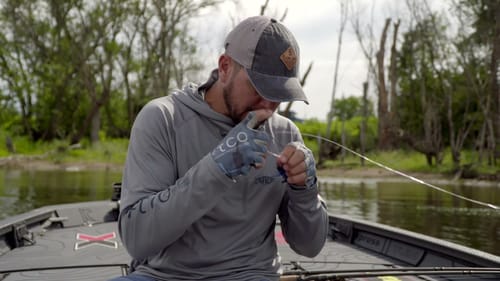 The secret line Bassmaster pro Jason Christie uses for flipping