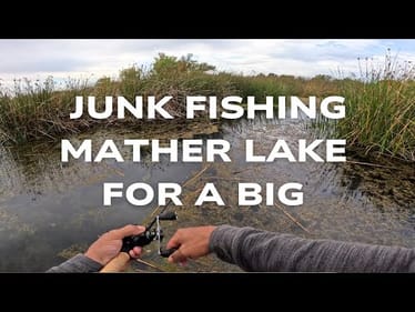 JUNK FISHING MATHER LAKE  | FALL BASS FISHING | CALIFORNIA #fishing #bassfishing