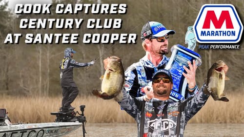 Drew Cook's pursuit of Century Club at Santee Cooper Lakes