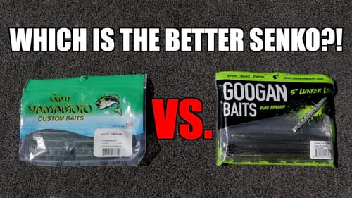 Googan Baits Lunker Log vs. Gary Yamamoto Senko! (Surprising results!)