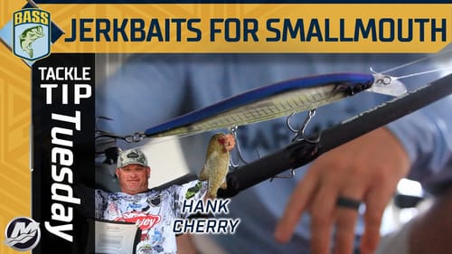 How Hank Cherry switches up his jerkbait approach for smallmouth fishing