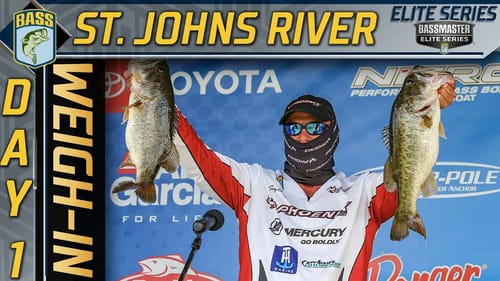 2021 Bassmaster Elite at St. Johns River, FL - Day 1 Weigh-In