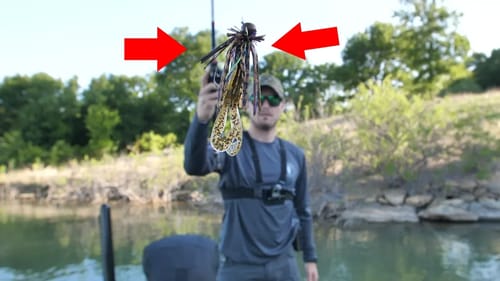 Showing Subscriber How To Fish a Jig - His First Catch!