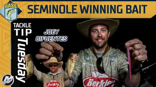 Joey Cifuentes' winning setup at Lake Seminole