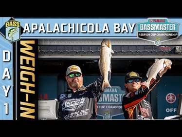 Day 1 weigh-in at 2024 Bassmaster Redfish Cup on the Apalachicola Bay