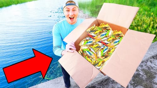 I Bought EVERY Topwater Fishing Lure (Big Bass Caught!)