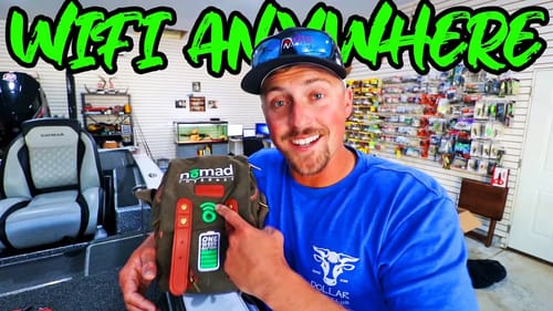 PORTABLE WIFI ANYWHERE!! Livestreaming BASS FISHING With NO CELL SERVICE! (NOMAD AIR)