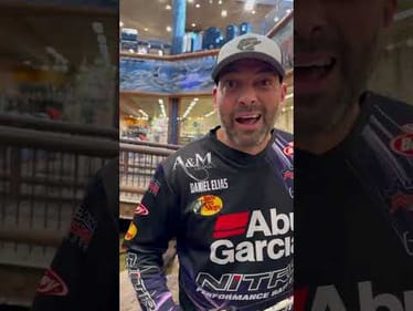 Fishing INSIDE Bass Pro Shops Store!!