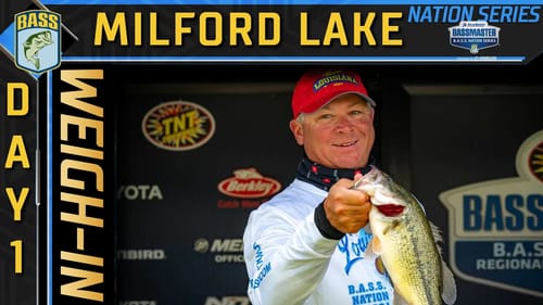 2021 B.A.S.S. Nation Central Regional at Milford Lake, KS - Day 1 Weigh-In