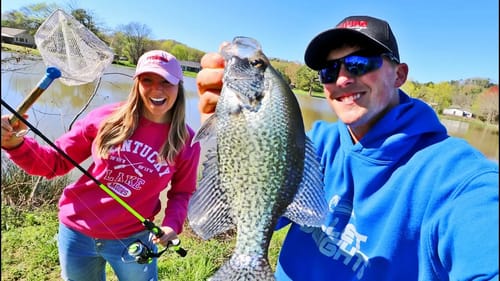 COVID19 SURVIVAL CHALLENGE! CRAPPIE FISHING in the SPRING!