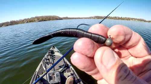 Fishing A Plastic Leech For Spring Smallies