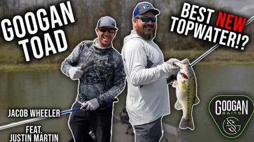 Topwater Fishing Challenge Vs. Justin Martin (Brand New Googan Toad)