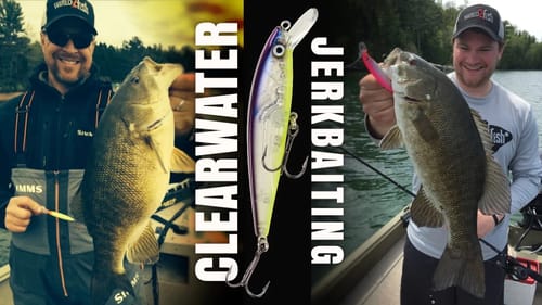 Fishing Jerkbaits for Clearwater Smallmouths