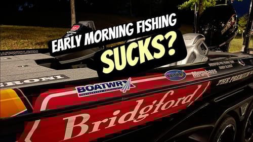 3 Reasons Early-Morning Bass Fishing Sucks