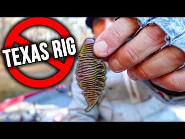 The ONLY Way to Fish a Soft Plastic WORM in the Winter