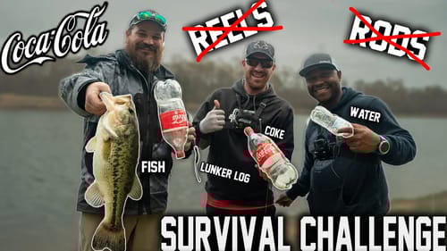 SURVIVAL Fishing: no RODS, no REELS, NO problem (Hand Line Challenge)