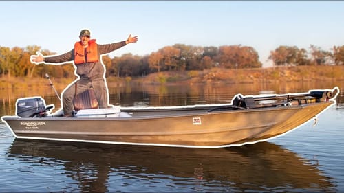 Riding in New Jon Boat (Testing for Leaks)