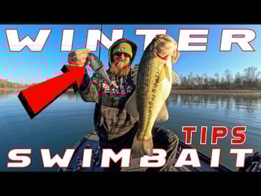 Winter Swimbait Tricks And Jerkbait Fishing!  (Tin Boat Fishing On The TVA)