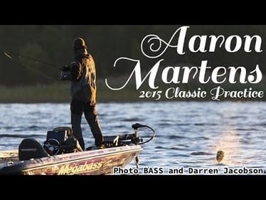 Aaron Martens Fishing Tournament Tips & 2015 Classic Practice