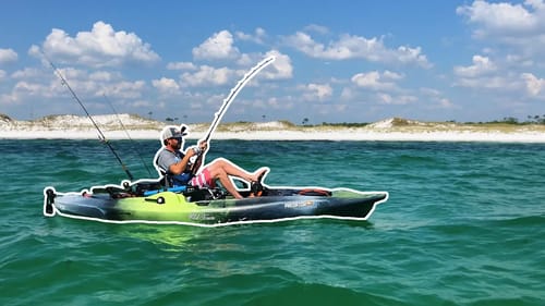 GIANT Fish from a KAYAK!!!