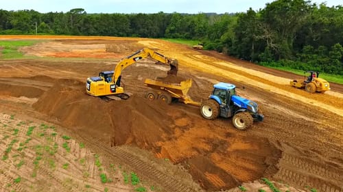 Building a 5 Acre Bass Pond!! (Day 3)