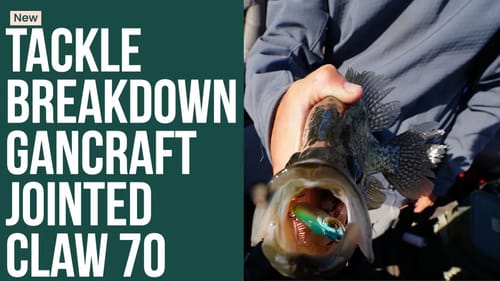 Gan Craft Jointed Claw 70, World's Smallest Glide Bait
