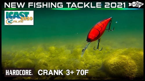 Duel Hardcore Crank 3+ 70F | Underwater Action Video