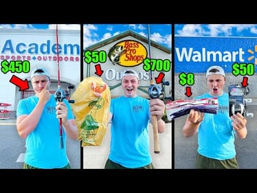 I Bought World's MOST EXPENSIVE Fishing Rod, Reel, And Lures At EVERY STORE (Cops Called!)