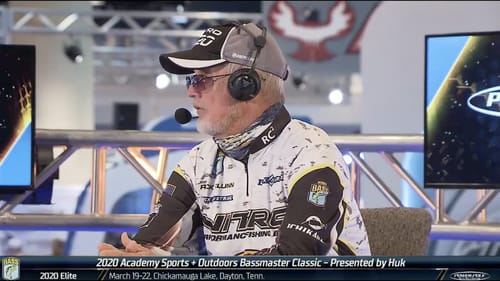 Four-time Bassmaster Classic Champion Rick Clunn joins the Bassmaster LIVE crew
